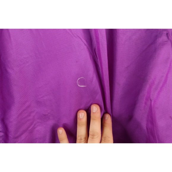 Vintage 80s Columbia Mens XL Distressed Spell Out Color Block Windbreaker Jacket - Picture 8 of 12